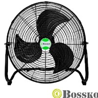 Ventilador de Piso Bossko BK-8226VP 250 Watts 18" Negro